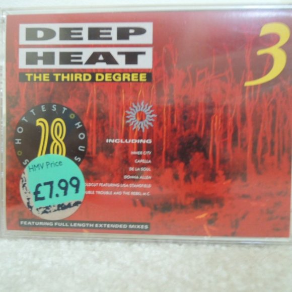 Deep Heat 3 The Third Degree Various 80's Dance Hits 1989 Double Cassette Tape - Picture 3 of 8